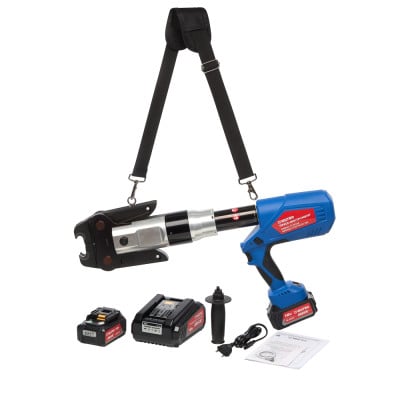 Пресс-инструмент аккумуляторный в комплекте с зарядным устройством VT.60100.ED