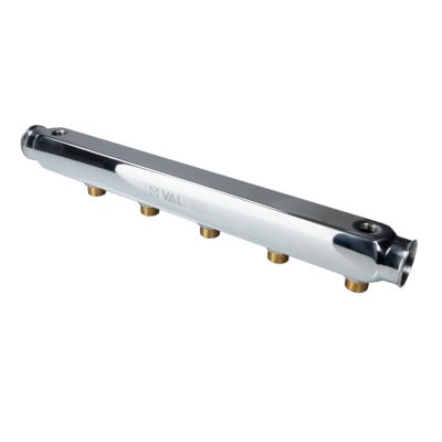 Коллектор из нержавеющей стали с межосевым расстоянием выходов 100 мм VTc.510.SL